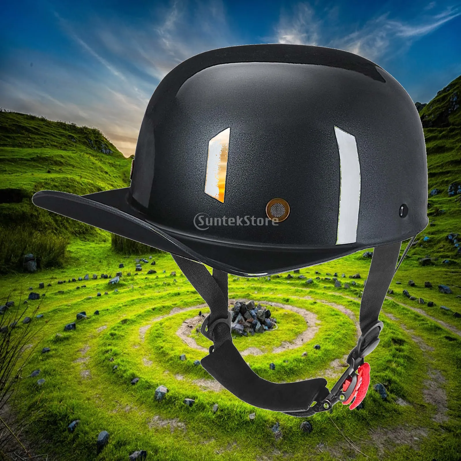 Open Face Half Helmet Quick Buckle Design Vintage Style Motorcycle Helmet for Men Women Atv Bike
Open Face Half Helmet Quick Buckle Design Vintage Style Motorcycle Helmet for Men Women Atv Bike