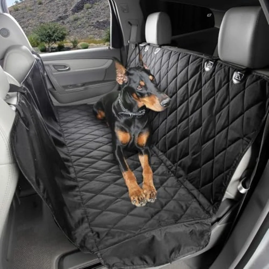 Dog Backseat Cover with Hammock for Cars SUVs Trucks Waterproof Layers Non Slip Seat Protector Durable Nylon Clips K9 Shield wi
Dog Backseat Cover with Hammock for Cars SUVs Trucks Waterproof Layers Non Slip Seat Protector Durable Nylon Clips K9 Shield wi