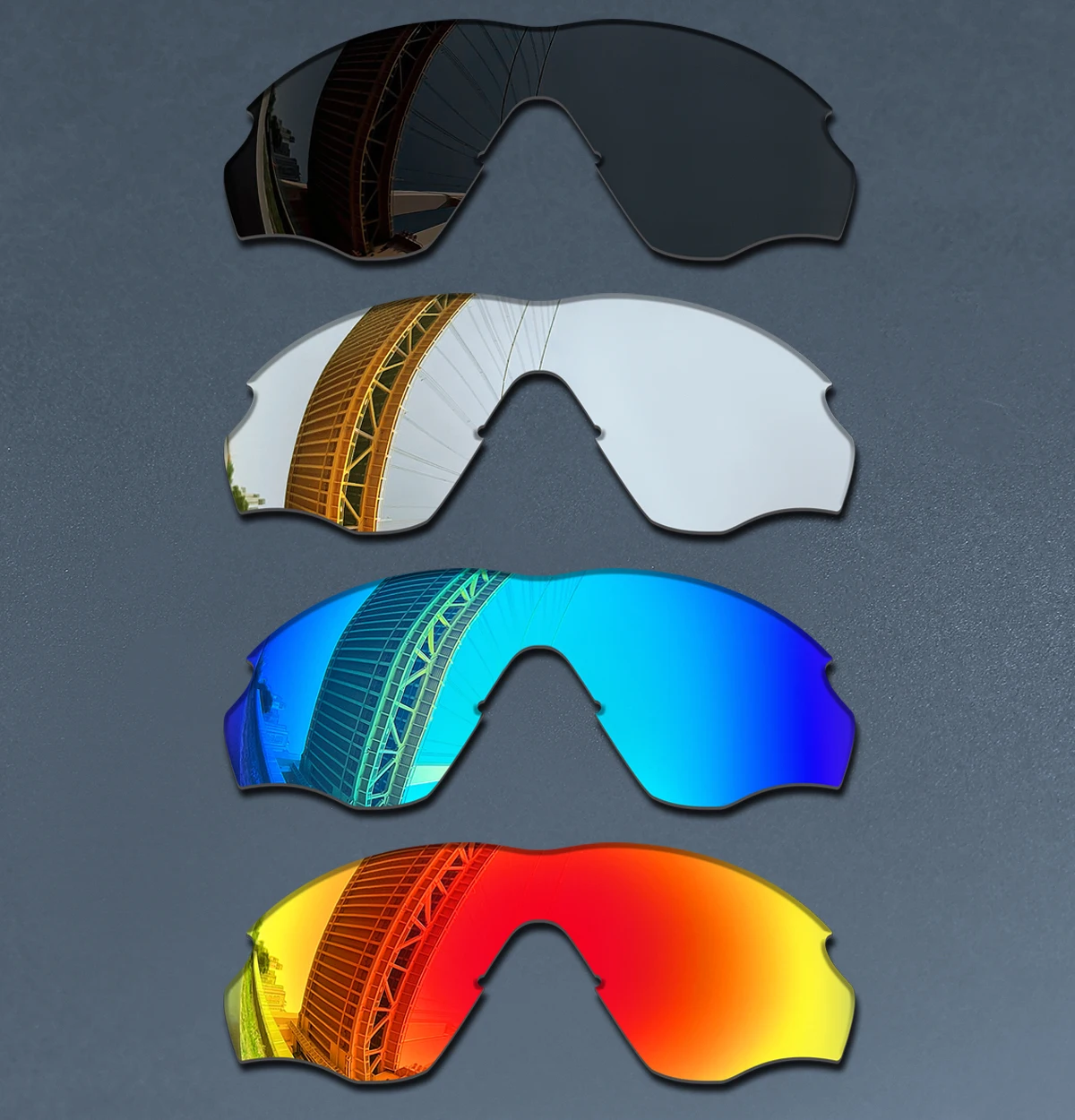 Wholesale Replacement Lenses for Oakley M2 Frame XL Asian Fit OO9345 Sunglasses POLARIZED/NON-POLARIZED Options
Wholesale Replacement Lenses for Oakley M2 Frame XL Asian Fit OO9345 Sunglasses POLARIZED/NON-POLARIZED Options
