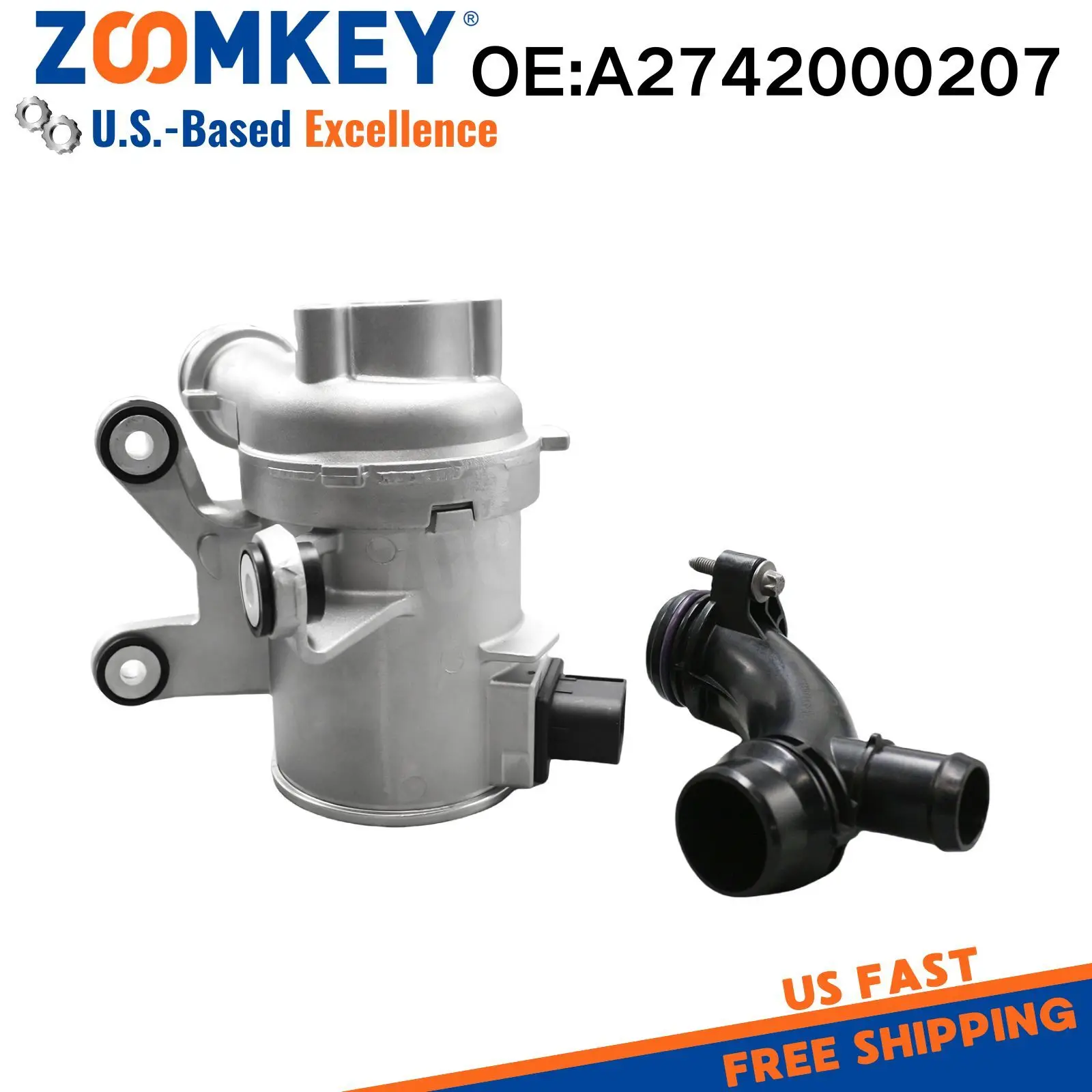 ZOOMKEY Engine Water Pump Fit For Mercedes-benz C300 C350E E300 GLC300 GLC350E METRISSLC300 A2742000207
ZOOMKEY Engine Water Pump Fit For Mercedes-benz C300 C350E E300 GLC300 GLC350E METRISSLC300 A2742000207