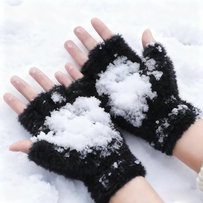 Women Men Half Finger Winter Imitation Mink Cashmere Gloves Touch Screen Writing Woolen Warm Mittens For Driving Outdoor Sports
Women Men Half Finger Winter Imitation Mink Cashmere Gloves Touch Screen Writing Woolen Warm Mittens For Driving Outdoor Sports
