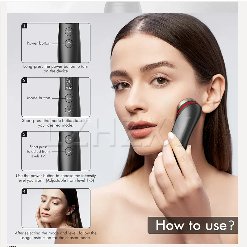 5-Color Light-Infused Vibrating Massager: Red and Blue Light Hydrating Pore Beauty Device to Reduce Under-Eye Bags, Wrinkles, an
5-Color Light-Infused Vibrating Massager: Red and Blue Light Hydrating Pore Beauty Device to Reduce Under-Eye Bags, Wrinkles, an