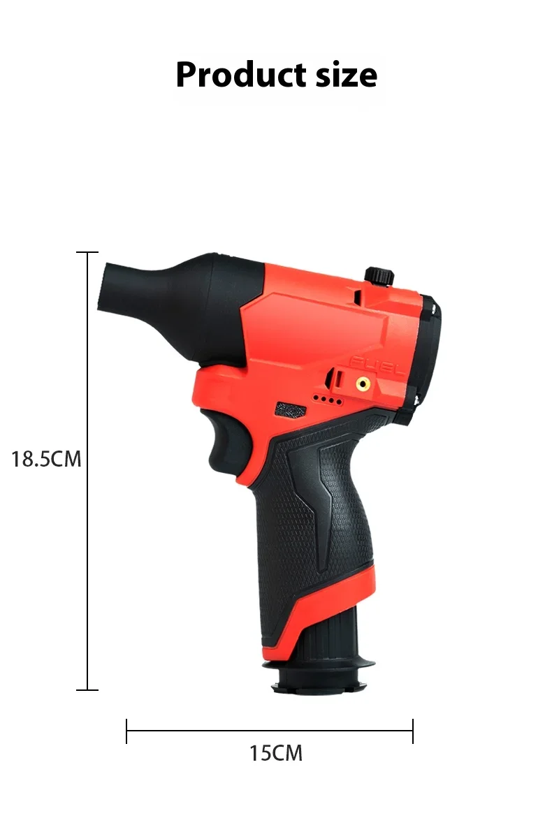 Brushless Jet Blower For Milwaukee 12V Battery 160000RPM Control Violent Turbo Fan Electric Air Duster (No Battery)
Brushless Jet Blower For Milwaukee 12V Battery 160000RPM Control Violent Turbo Fan Electric Air Duster (No Battery)