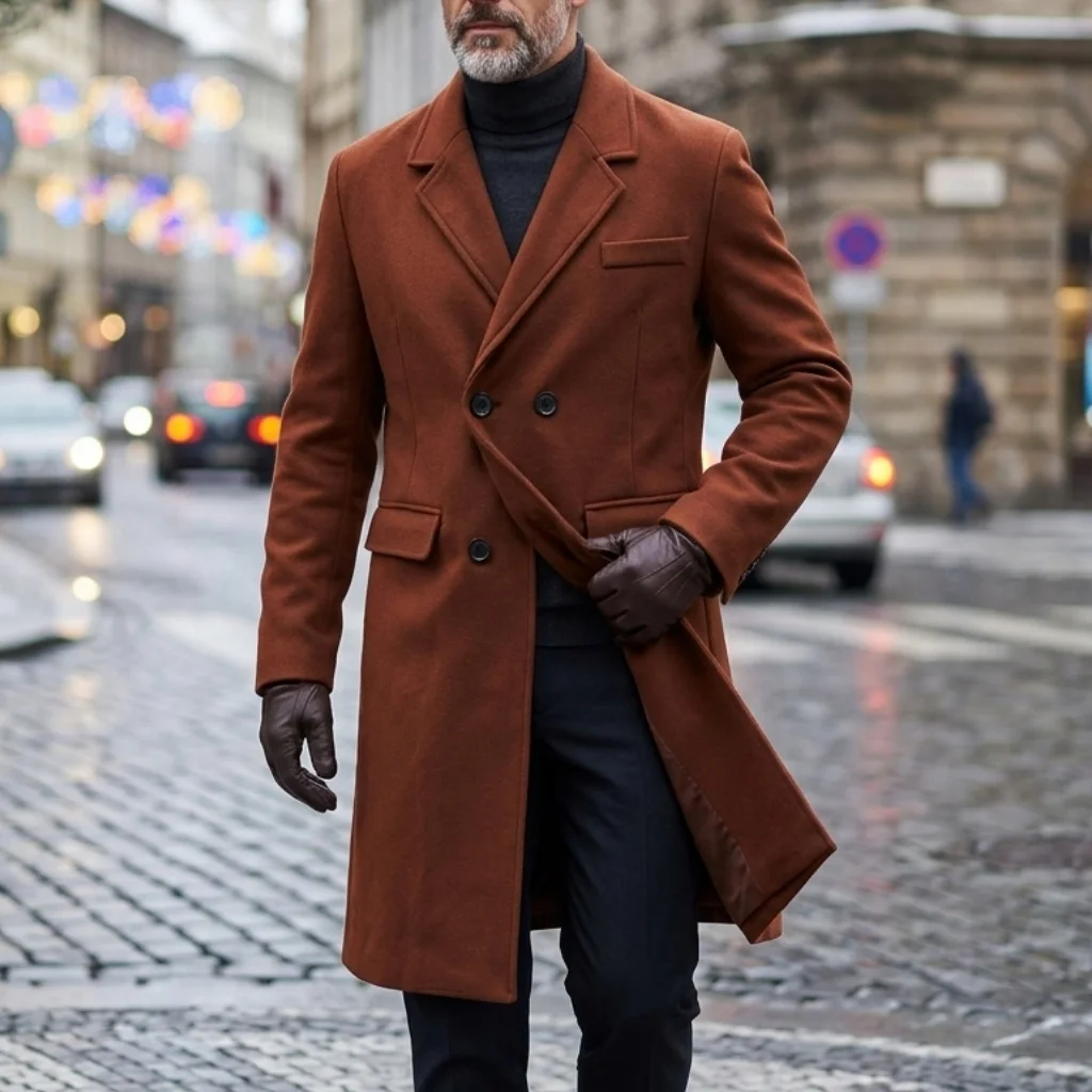 New Winter Men's Ultra-Long Trench Coat Business-Casual Street Warm Wool-Blend Outdoor Long Jacket for Men's Office Outdoors
New Winter Men's Ultra-Long Trench Coat Business-Casual Street Warm Wool-Blend Outdoor Long Jacket for Men's Office Outdoors