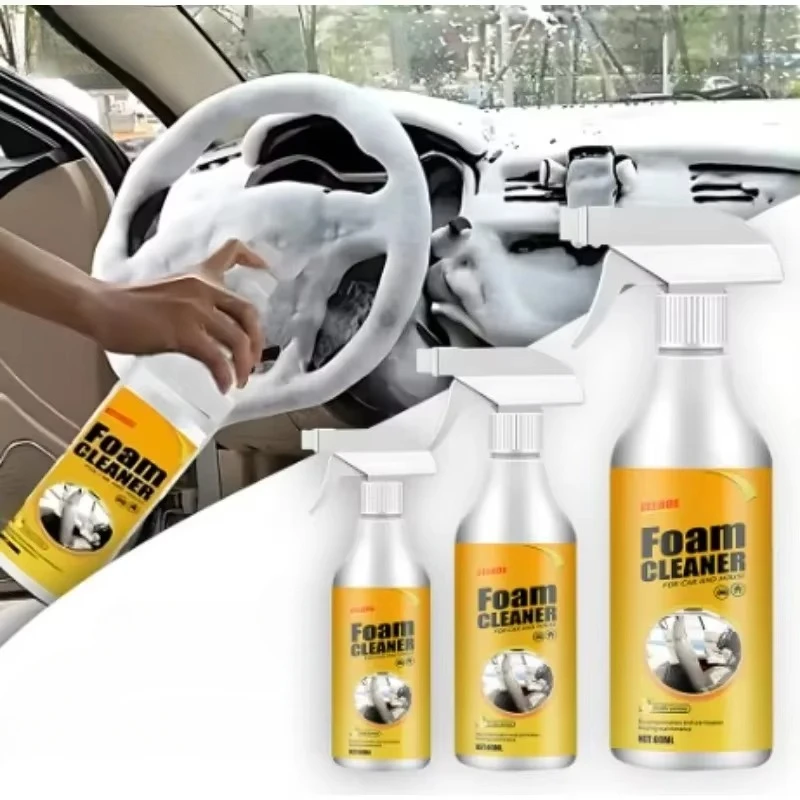 Car Multifunctional Foam Cleaner Foam Maintenance Wash Car Interior Stain Removal and Cleaning Leather Seat Foam Cleaner Spray
Car Multifunctional Foam Cleaner Foam Maintenance Wash Car Interior Stain Removal and Cleaning Leather Seat Foam Cleaner Spray
