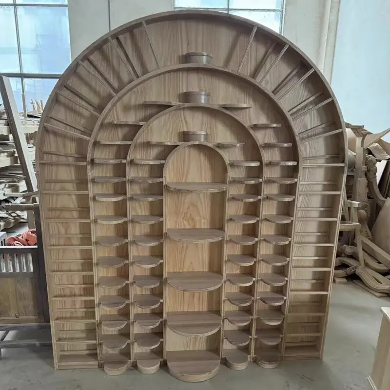 GZ-24 retro solid wood display cabinet ash wood arched shelf full wall European porcelain storage cabinet Customized 30 days
GZ-24 retro solid wood display cabinet ash wood arched shelf full wall European porcelain storage cabinet Customized 30 days