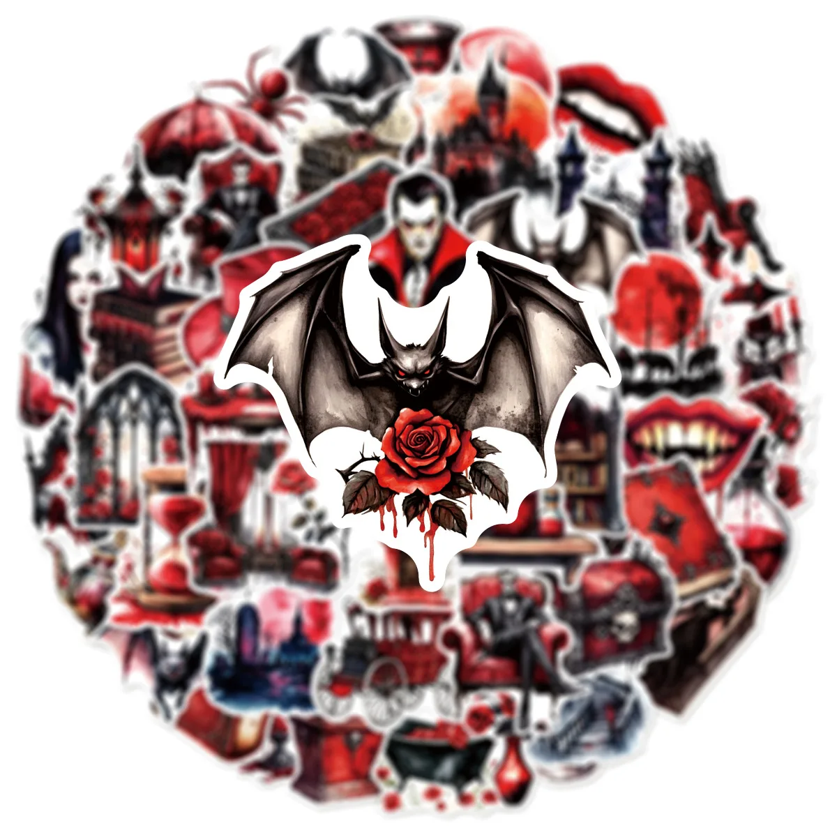 10/50PCS Terrible Vampire Cartoon Stickers Blood Graffiti DIY Decoration Fridge Luggage Laptop Phone Guitar Bike Sticker Toys
10/50PCS Terrible Vampire Cartoon Stickers Blood Graffiti DIY Decoration Fridge Luggage Laptop Phone Guitar Bike Sticker Toys