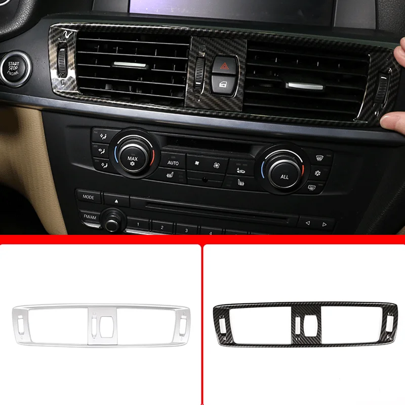 For 2011-2017 BMW X3 F25 ABS carbon fiber car center control air outlet frame cover sticker car interior decoration accessories
For 2011-2017 BMW X3 F25 ABS carbon fiber car center control air outlet frame cover sticker car interior decoration accessories