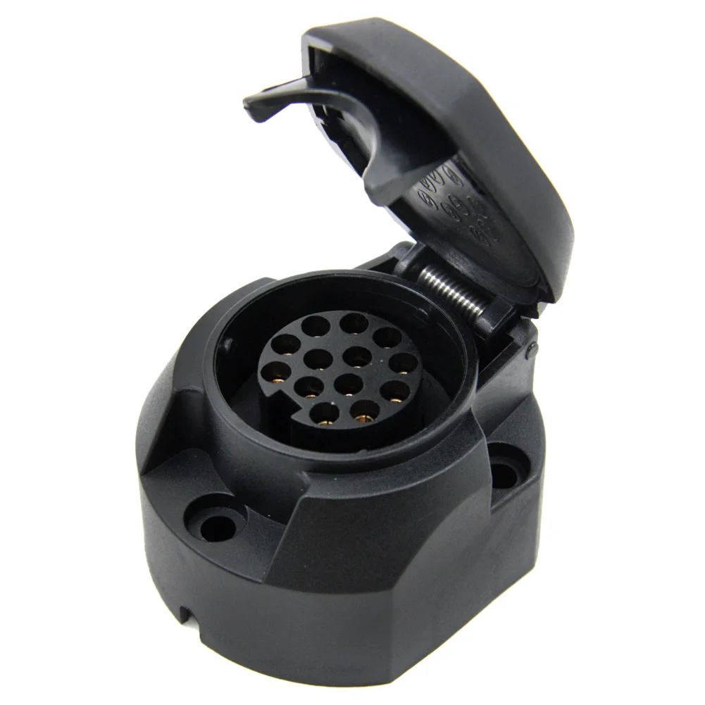 13 Pin Plastic Euro Socket Trailer Plug Towbar Light Connector Adapter
13 Pin Plastic Euro Socket Trailer Plug Towbar Light Connector Adapter