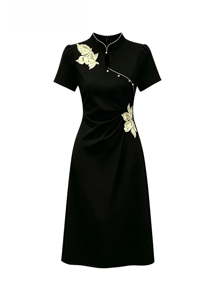 New Chinese Style Short Sleeve Dress CaraCLUB plus Size Women's Summer Fashion Slimming Dress City Walk Polyester F...
New Chinese Style Short Sleeve Dress CaraCLUB plus Size Women's Summer Fashion Slimming Dress City Walk Polyester F...