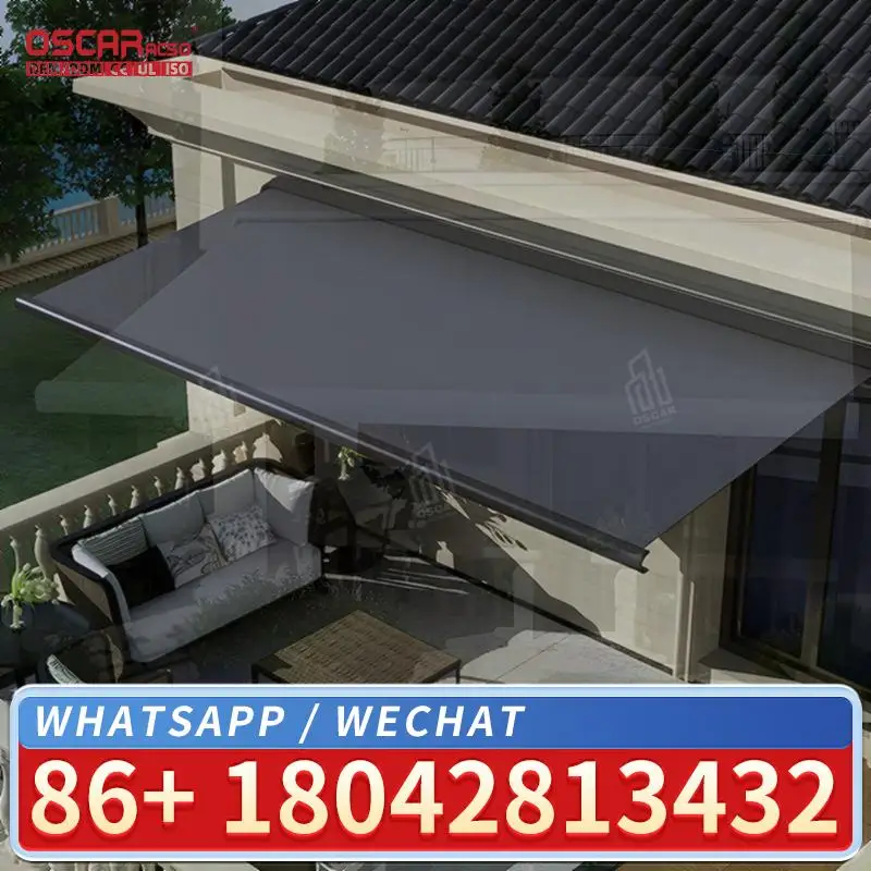 Waterproof Full Cassette s Outdoor Motorized with LED Light Acrylic Material for Patio Garden Terrace Retractable Awning
Waterproof Full Cassette s Outdoor Motorized with LED Light Acrylic Material for Patio Garden Terrace Retractable Awning