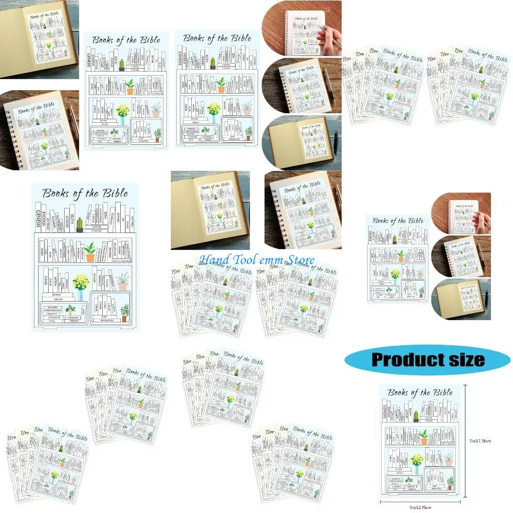 H37F 8Pieces Bible Reading Tracking Sticker 5x7Inch Bookshelf Pattern Bible Sticker
H37F 8Pieces Bible Reading Tracking Sticker 5x7Inch Bookshelf Pattern Bible Sticker