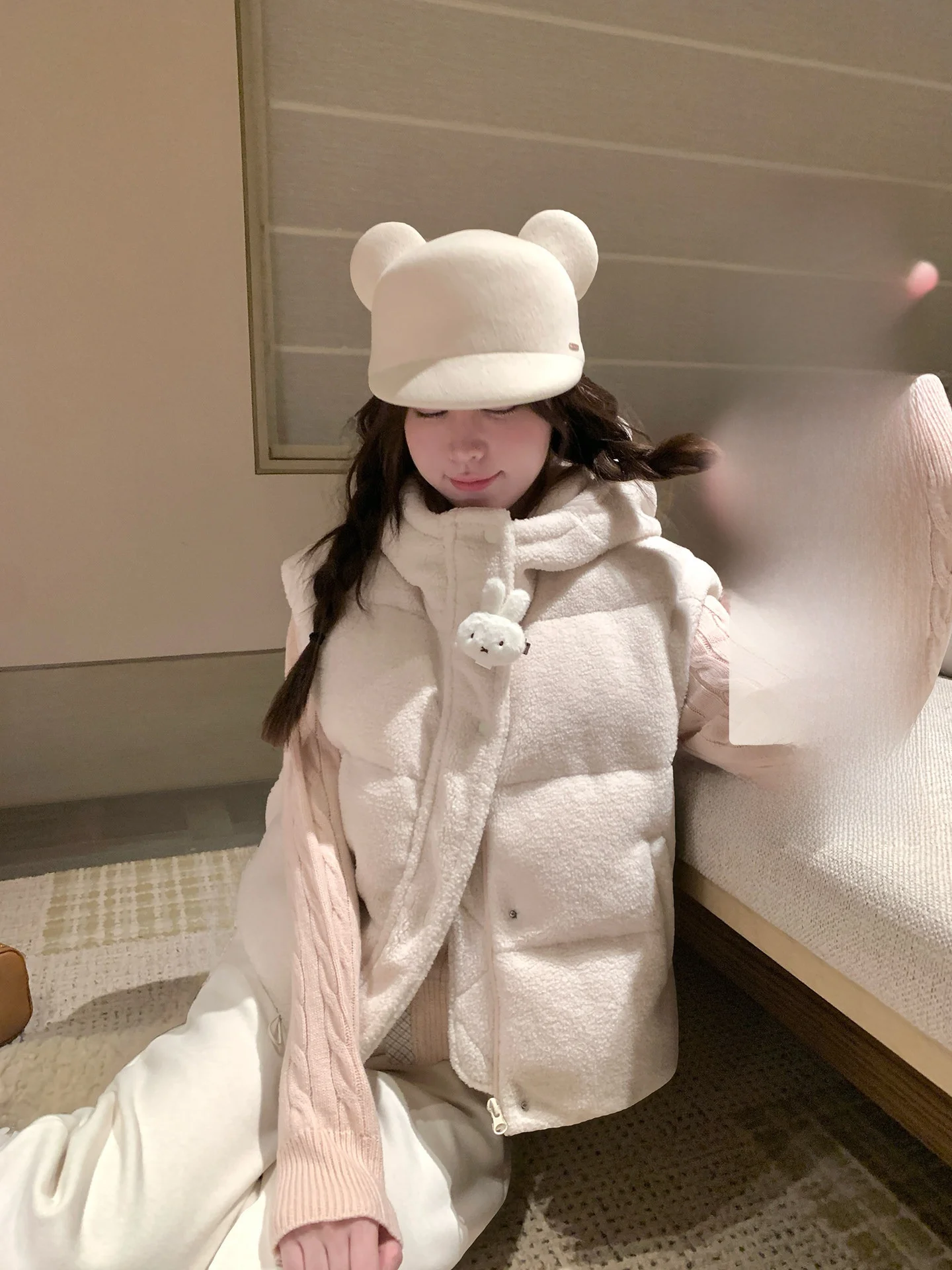 PtonUmi Women's Fce Lined Hooded Vest Winter Warm Layering Top Thiened Korean Sle Loose Fit Color Cotton Jaet
PtonUmi Women's Fce Lined Hooded Vest Winter Warm Layering Top Thiened Korean Sle Loose Fit Color Cotton Jaet