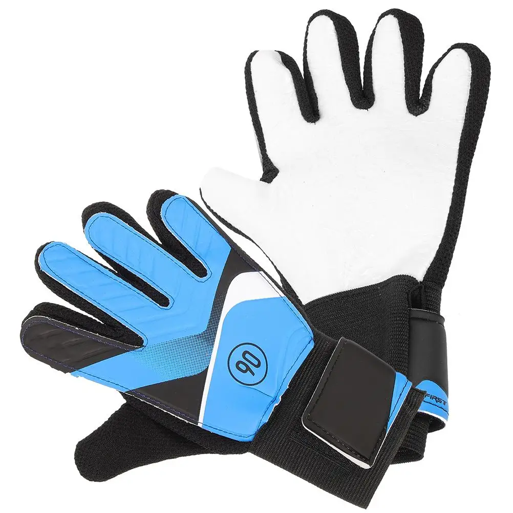Goalkeeper Gloves Kids Football Pu Latex Blue Size 5 AntiSlide Protection Sports Gloves Training Hand Protector WearResisting
Goalkeeper Gloves Kids Football Pu Latex Blue Size 5 AntiSlide Protection Sports Gloves Training Hand Protector WearResisting