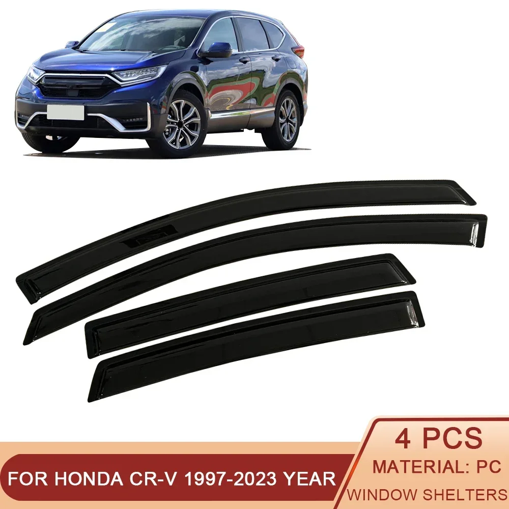 For Honda CR-V 1997-2023 CRV Auto Side Window Wind Deflectors Visors Rain Guard Door Visor Vent Shades Dark Black Ventvisor
For Honda CR-V 1997-2023 CRV Auto Side Window Wind Deflectors Visors Rain Guard Door Visor Vent Shades Dark Black Ventvisor