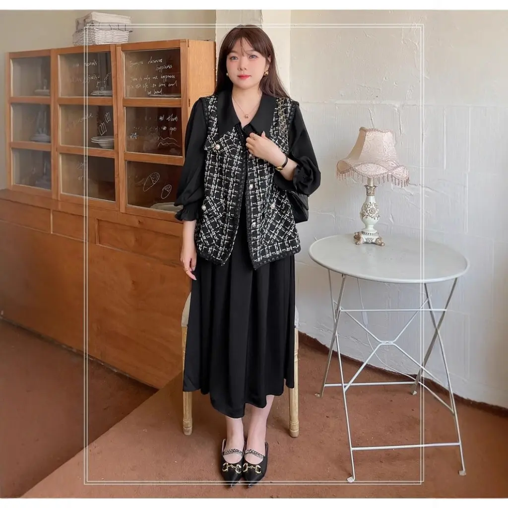 Q15 Dress Horse Clip Two-Piece Suit for plus Size Women Autumn Winter Fat MM 200 Kg 300 Kg
Q15 Dress Horse Clip Two-Piece Suit for plus Size Women Autumn Winter Fat MM 200 Kg 300 Kg