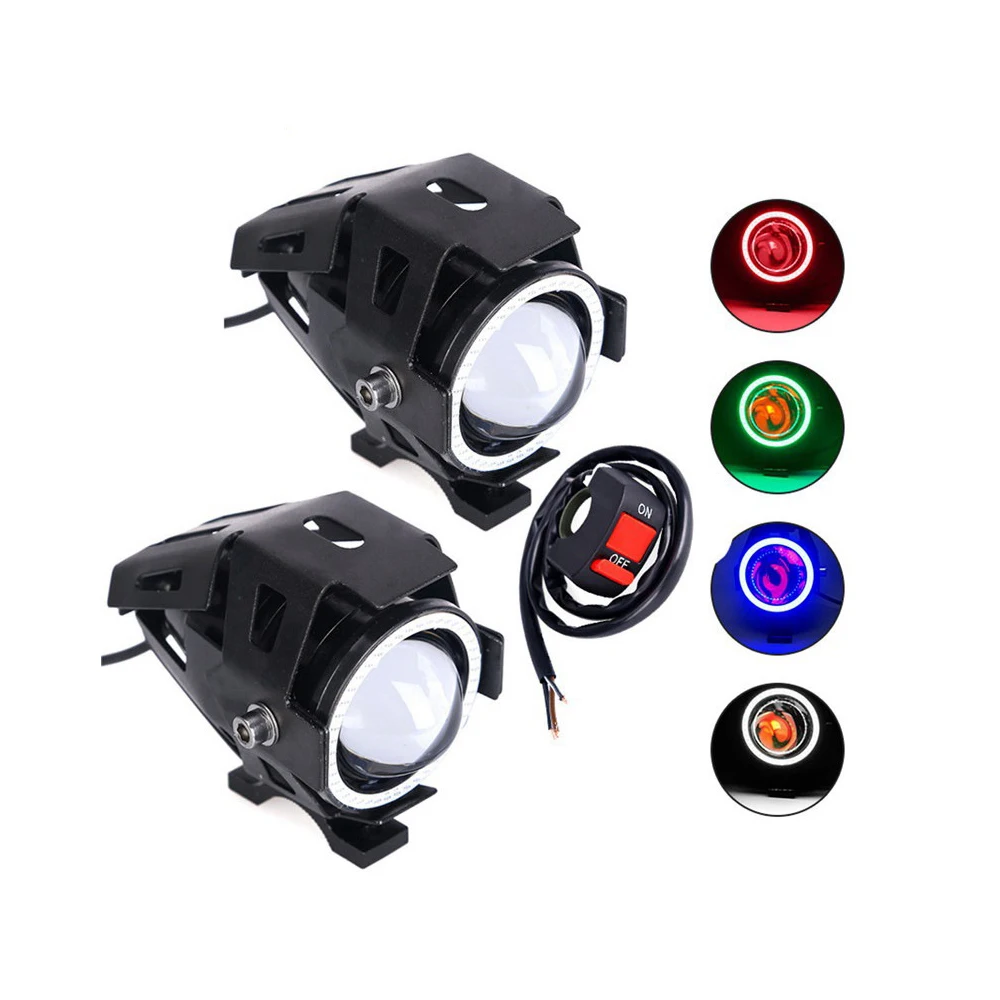 Motorcycle lights U7 Angel Eyes Demon Eyes laser Cannon Headlights External U7 Transformers spotlights
Motorcycle lights U7 Angel Eyes Demon Eyes laser Cannon Headlights External U7 Transformers spotlights