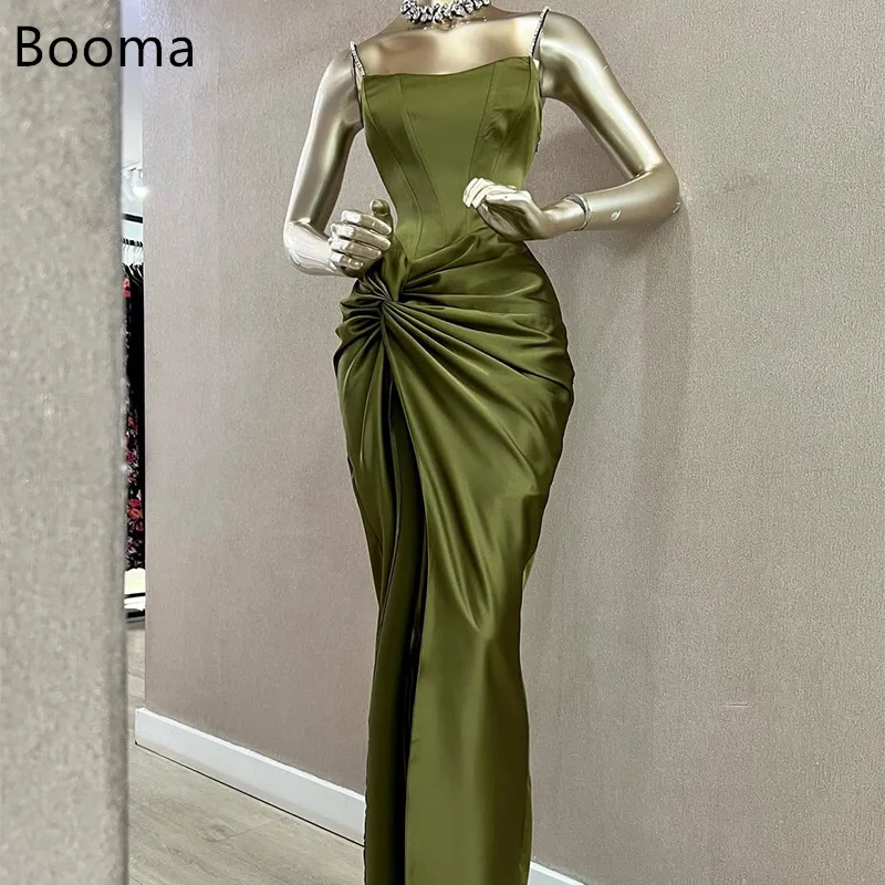 Booma Elegant Mermaid Evening Dresses Pleat Formal Party Gowns for Women Sleevless Spaghetti Strap Prom Gown Customize 2025
Booma Elegant Mermaid Evening Dresses Pleat Formal Party Gowns for Women Sleevless Spaghetti Strap Prom Gown Customize 2025