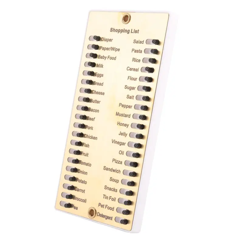 Металлическая многоразовая доска для списка покупок AEF6 - напоминание о продуктах, необходимых для покупок
Металлическая многоразовая доска для списка покупок AEF6 - напоминание о продуктах, необходимых для покупок
