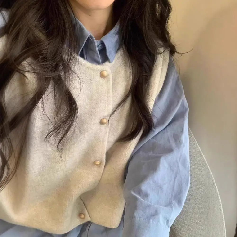 Autumn New Women Cardigan Korean Elegant Knitted Sleeveless Female Casual Sweater Tanks Fashion New Slim Ladies Casual Tops
Autumn New Women Cardigan Korean Elegant Knitted Sleeveless Female Casual Sweater Tanks Fashion New Slim Ladies Casual Tops