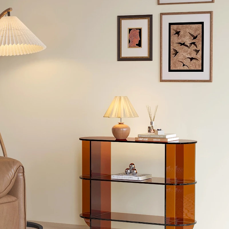 Acrylic bookshelf shelf Floor-to-ceiling Internet celebrity simple bookcase Home living room storage rack
Acrylic bookshelf shelf Floor-to-ceiling Internet celebrity simple bookcase Home living room storage rack