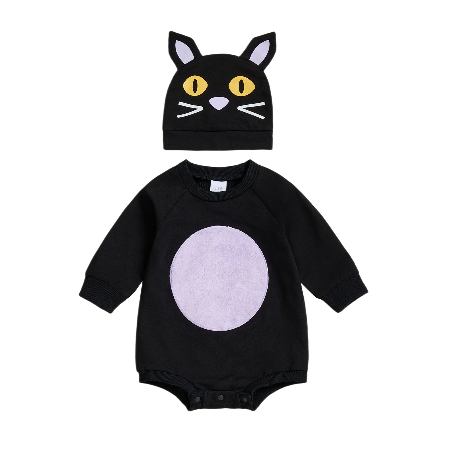 Детский костюм животного на Хэллоуин, комбинезон с длинными рукавами и круглым вырезом, шляпа, праздничная одежда
Детский костюм животного на Хэллоуин, комбинезон с длинными рукавами и круглым вырезом, шляпа, праздничная одежда