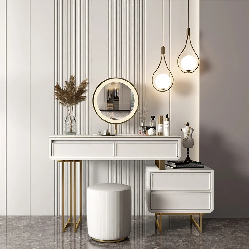 Storage Desk Dressing Table Bedroom Mobile Luxury Organizer Vanity Table White Small Penteadeira Para Quarto Home Furniture
Storage Desk Dressing Table Bedroom Mobile Luxury Organizer Vanity Table White Small Penteadeira Para Quarto Home Furniture
