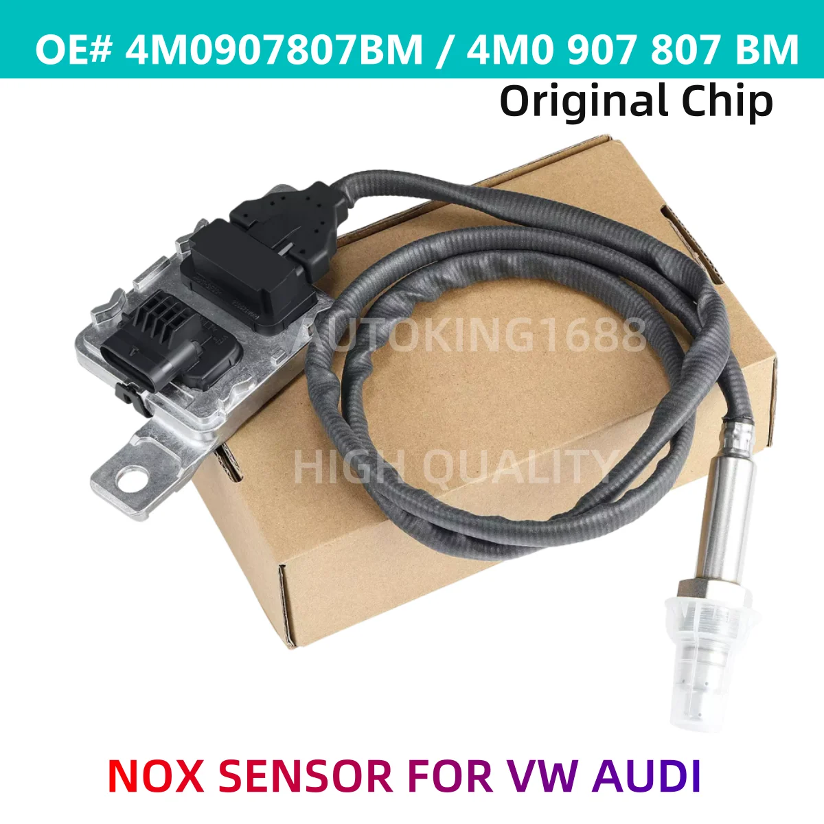 New NOx Sensor OEM 4M0907807BM For VW AUDI Q7 4MB 4MG 3.0 TDI QUATTRO 2015-2019
New NOx Sensor OEM 4M0907807BM For VW AUDI Q7 4MB 4MG 3.0 TDI QUATTRO 2015-2019