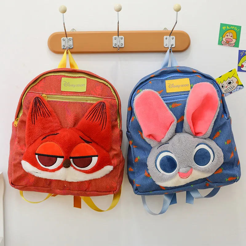 New Disney Zootopia Plush Animal Backpack Judy Hopps Nick Wilde Cartoon Doll Large Capacity School Bag For Female Students
New Disney Zootopia Plush Animal Backpack Judy Hopps Nick Wilde Cartoon Doll Large Capacity School Bag For Female Students