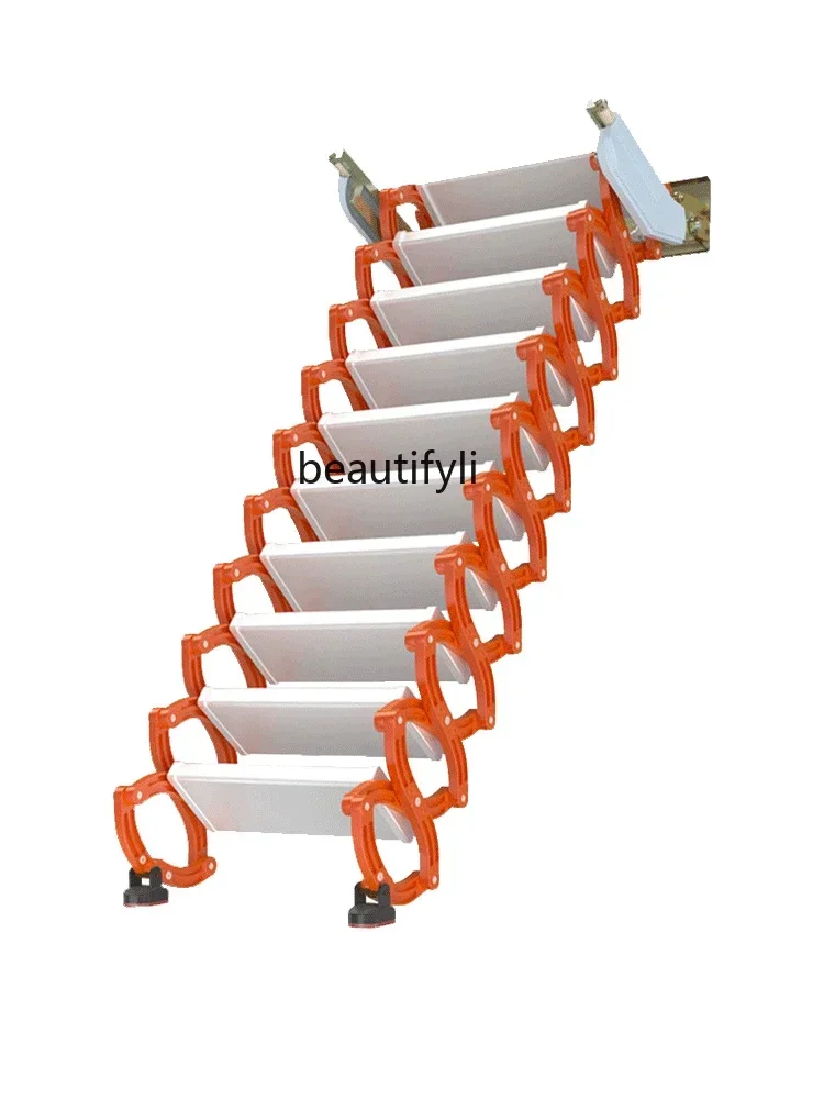 Attic household wall-mounted upturn folding ladder, shrinkage lift ladder for indoor and outdoor partitions
Attic household wall-mounted upturn folding ladder, shrinkage lift ladder for indoor and outdoor partitions
