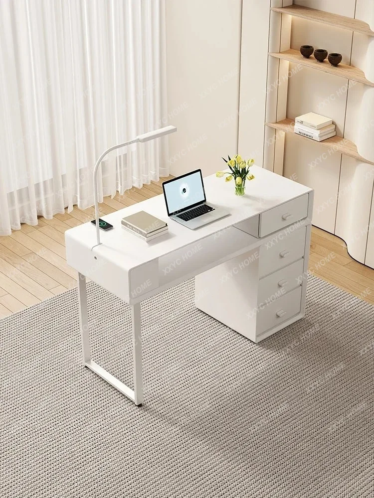 L.Cream wind computer study table Small apartment paint multi-functional with storage desk
L.Cream wind computer study table Small apartment paint multi-functional with storage desk