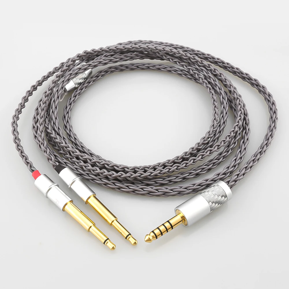 2.5/3.5/4.4/6.5mm Male Plug 8 Core 7N OCC Silver Plated Earphone Cable For Meze 99 Classics NEO NOIR Headset Headphone
2.5/3.5/4.4/6.5mm Male Plug 8 Core 7N OCC Silver Plated Earphone Cable For Meze 99 Classics NEO NOIR Headset Headphone