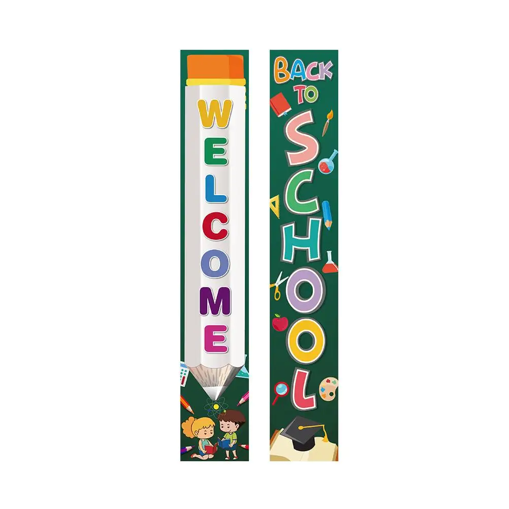 Polyester School Welcome Sign Banners Couplets Set Reusable Classroom Teacher Office Fireplace Wall Porch Decor Campus
Polyester School Welcome Sign Banners Couplets Set Reusable Classroom Teacher Office Fireplace Wall Porch Decor Campus