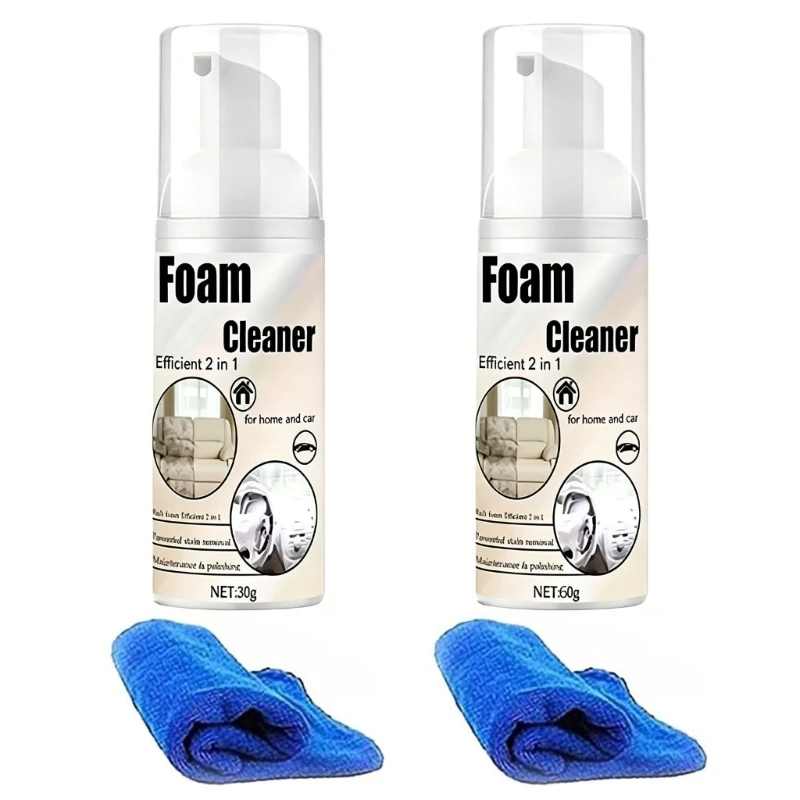 D8KE Powerful Foam Cleaner 30/60ml Stain Remover for Stains On Sofa Carpet & Car
D8KE Powerful Foam Cleaner 30/60ml Stain Remover for Stains On Sofa Carpet & Car