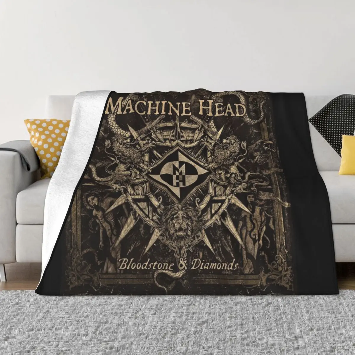 Machine Head bloodstone diamonds Throw Blanket Blanket For Sofa Blanket For Baby manga
Machine Head bloodstone diamonds Throw Blanket Blanket For Sofa Blanket For Baby manga