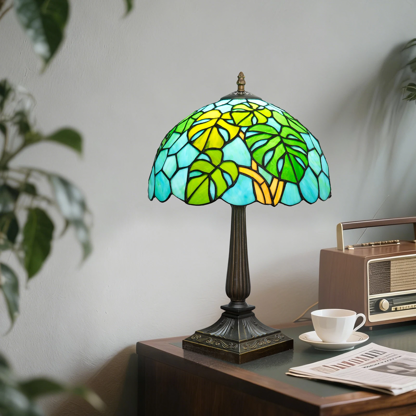 Vintage Tiffany Table Lamps Mediterranean Stained Glass Led Stand Desk Light Fixtures Bedroom Bedside Lamp Home Restaurant Decor
Vintage Tiffany Table Lamps Mediterranean Stained Glass Led Stand Desk Light Fixtures Bedroom Bedside Lamp Home Restaurant Decor