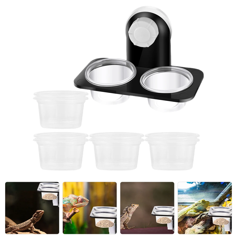 1 Hanging Reptile Bowls Transparent Suction Cups Replaceable Washable Gecko Food Dishes Water Dispensers Pet Supplies
1 Hanging Reptile Bowls Transparent Suction Cups Replaceable Washable Gecko Food Dishes Water Dispensers Pet Supplies