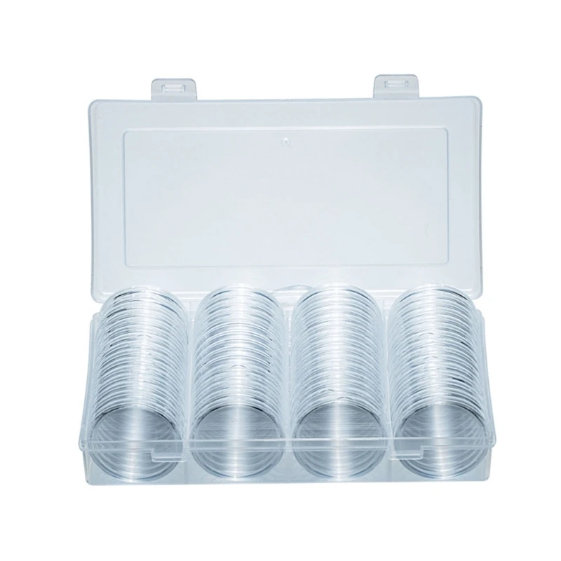 60pcs 40mm Round Coin Case for Display Silver Dollar Display Capsules Transparent Commemorative Medals Storage Box Dropship
60pcs 40mm Round Coin Case for Display Silver Dollar Display Capsules Transparent Commemorative Medals Storage Box Dropship