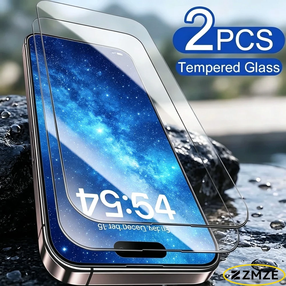 2Pcs Ultra Clear Tempered Glass for iPhone 17 16 15 14 Pro Max Air 17e 15 16 14 Plus 13 12 11 Pro Anti-Scratch Screen Protector
2Pcs Ultra Clear Tempered Glass for iPhone 17 16 15 14 Pro Max Air 17e 15 16 14 Plus 13 12 11 Pro Anti-Scratch Screen Protector