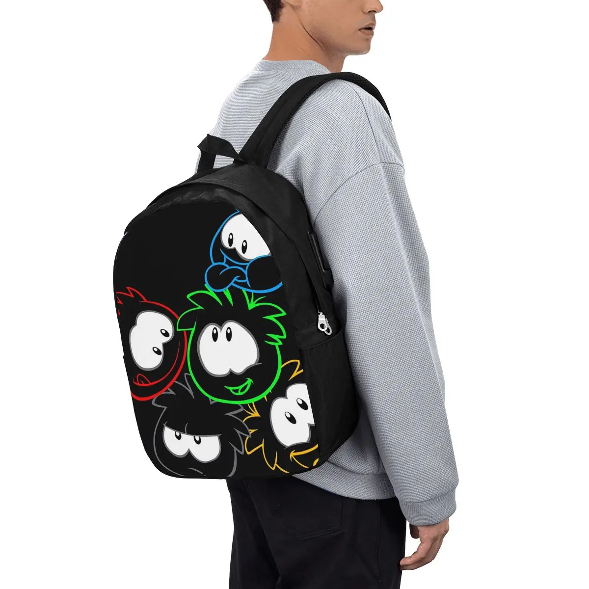 Club Penguin Puffle Group Backpack Travel Notebook Bag Computer College Student School Bag Laptop Shoulder Bags for Men Women
Club Penguin Puffle Group Backpack Travel Notebook Bag Computer College Student School Bag Laptop Shoulder Bags for Men Women