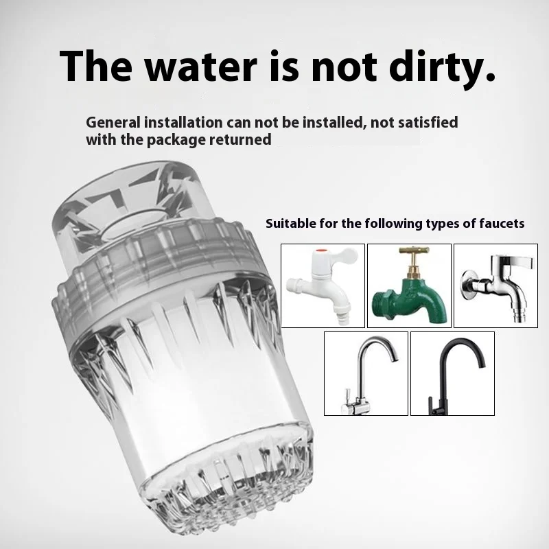 Removable WashableTap Water Filter Splash Proof Showerhead Kitchen Household Water Purifier Bathroom Kitchen Accessories
Removable WashableTap Water Filter Splash Proof Showerhead Kitchen Household Water Purifier Bathroom Kitchen Accessories