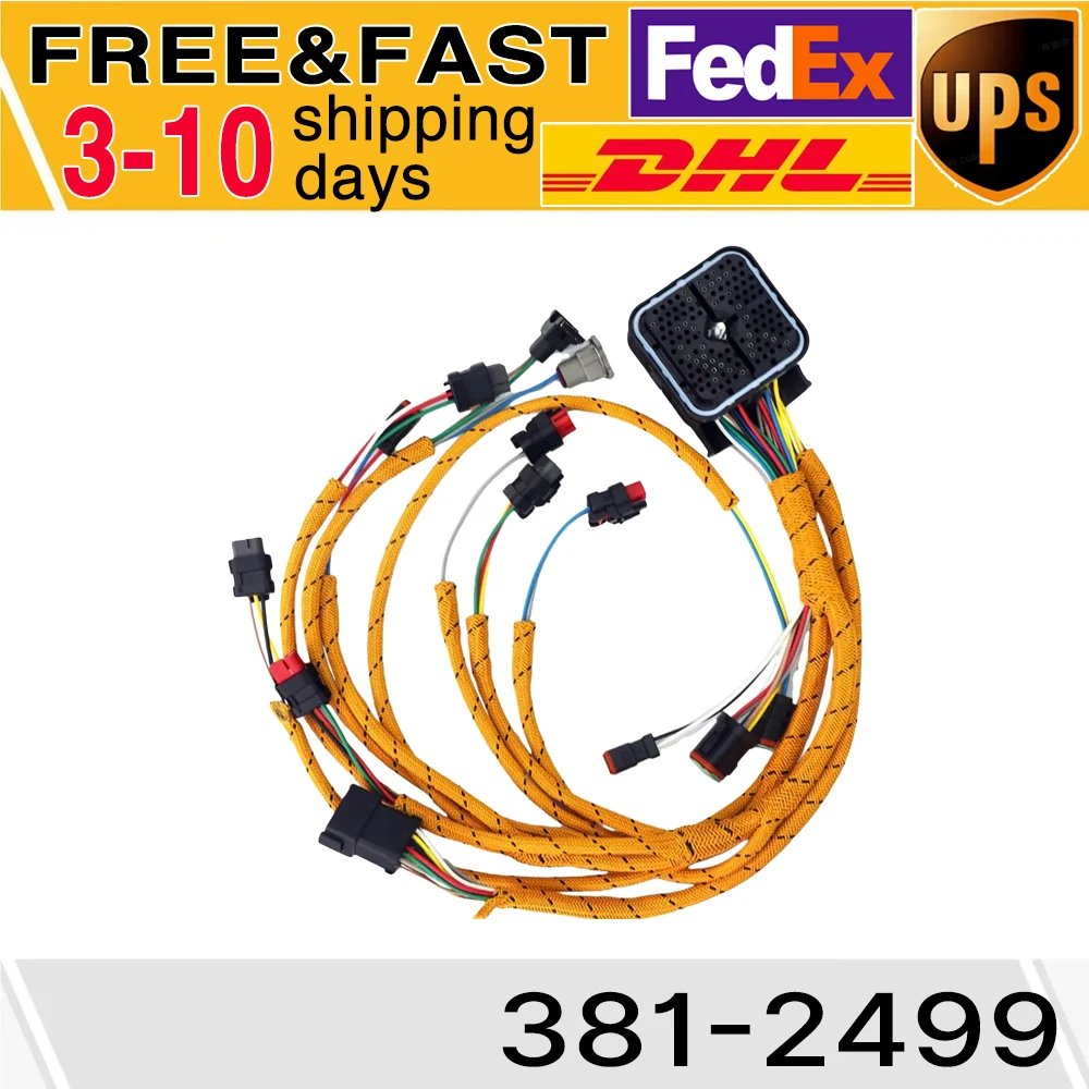OEM 381-2499 Sensor Wiring Harness for CAT C7 Engine Excavator 324D 325D 329D Motor Grader 120K 140K 160K Wheel Loader 950H 962H
OEM 381-2499 Sensor Wiring Harness for CAT C7 Engine Excavator 324D 325D 329D Motor Grader 120K 140K 160K Wheel Loader 950H 962H
