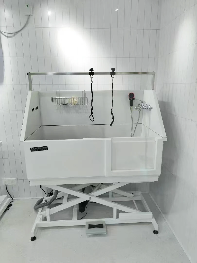 Dog Cat SPA Shower Electric Bath Tub Sustainable Grooming Product Multifunction Stainless Steel Pet Grooming Tub
Dog Cat SPA Shower Electric Bath Tub Sustainable Grooming Product Multifunction Stainless Steel Pet Grooming Tub