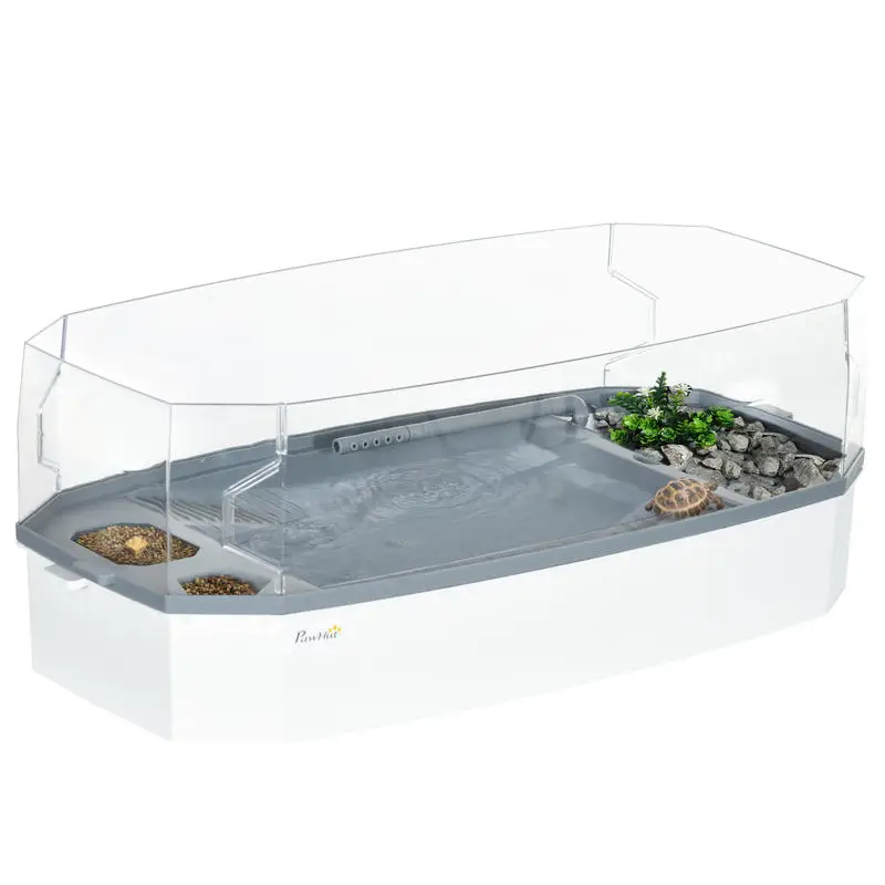 Turtle Tank Kit, Turtle Aquarium with Basking Platform, Water Pump, Filter Layer Design, Full View Visually Reptile Habitat,
Turtle Tank Kit, Turtle Aquarium with Basking Platform, Water Pump, Filter Layer Design, Full View Visually Reptile Habitat,