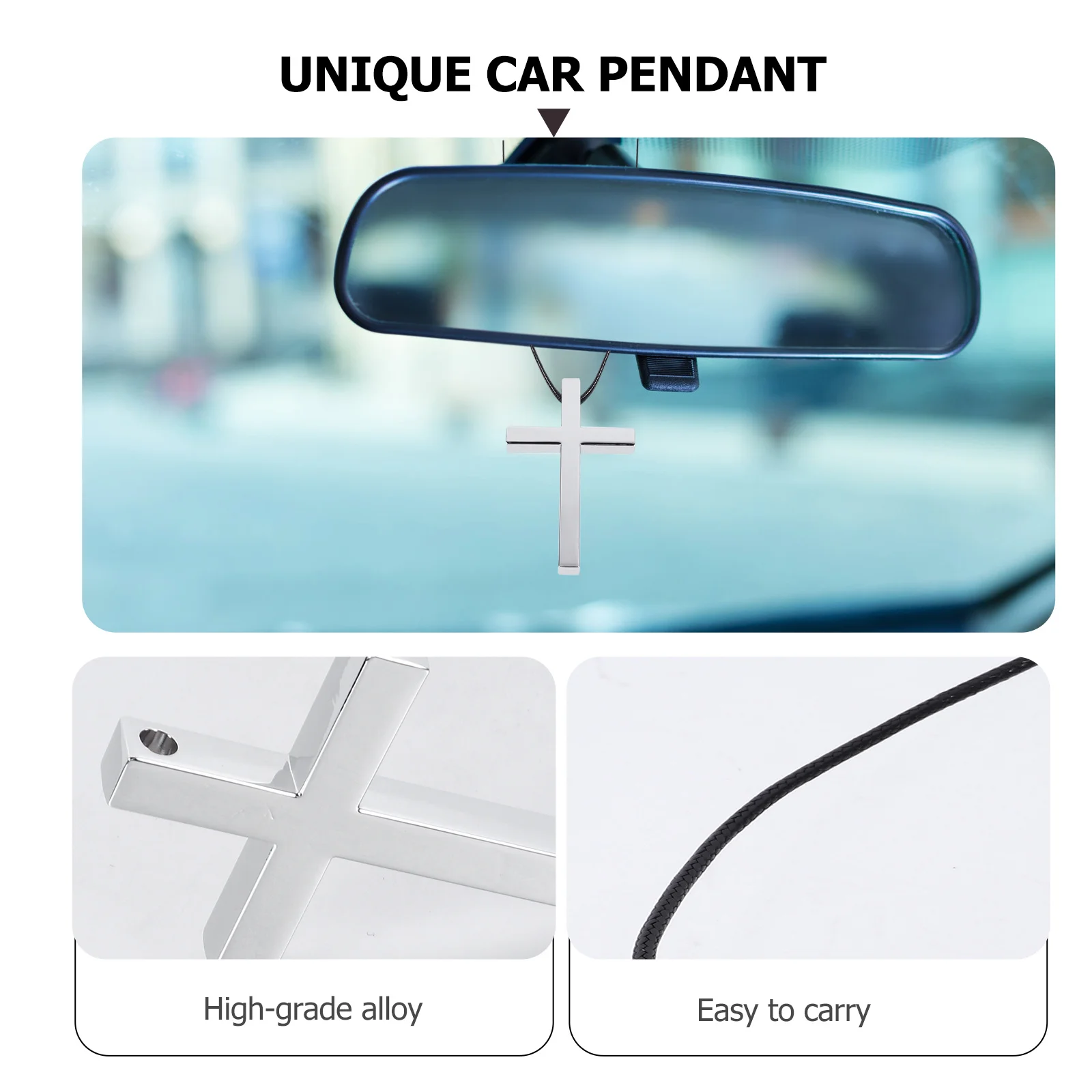 1pc Alloy Pendant Hanging Decor For Rearview Mirror Interior Auto Decoration Cross Rearview Mirror Charm Car Hanging
1pc Alloy Pendant Hanging Decor For Rearview Mirror Interior Auto Decoration Cross Rearview Mirror Charm Car Hanging
