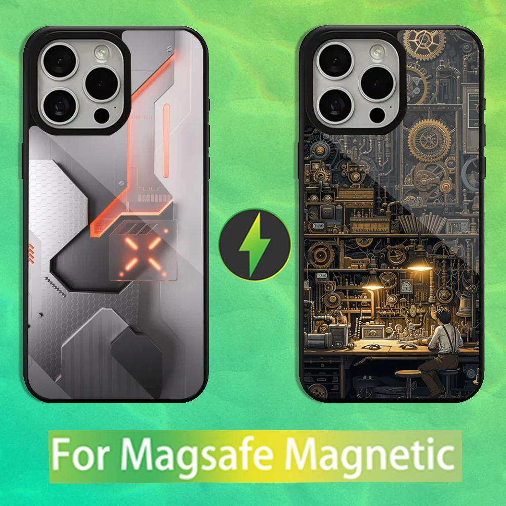 Art Mechanical Phone Case For iPhone 16,15,14,13,12,11,Pro,Max,Plus,Mini, Magsafe,Magnetic Wireless Charging Case
Art Mechanical Phone Case For iPhone 16,15,14,13,12,11,Pro,Max,Plus,Mini, Magsafe,Magnetic Wireless Charging Case