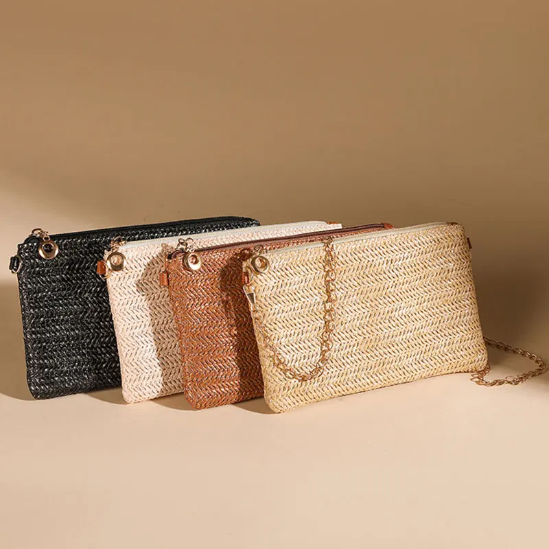 Summer Casual Chain Strap Crossbody Bags For Daily Used, Simple Design Straw Shoulder Bag For Women, Ladies Handbags Day Clutch
Summer Casual Chain Strap Crossbody Bags For Daily Used, Simple Design Straw Shoulder Bag For Women, Ladies Handbags Day Clutch
