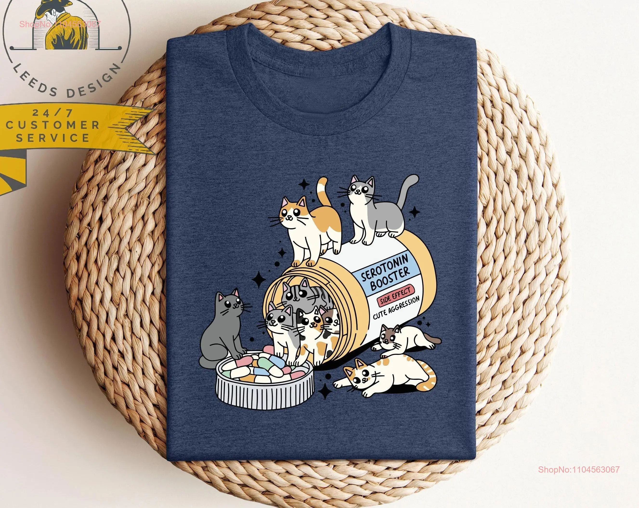 Serotonin Booster Cats T Shirt Funny CaT Mom Lover Mental Health for long or short sleeves
Serotonin Booster Cats T Shirt Funny CaT Mom Lover Mental Health for long or short sleeves