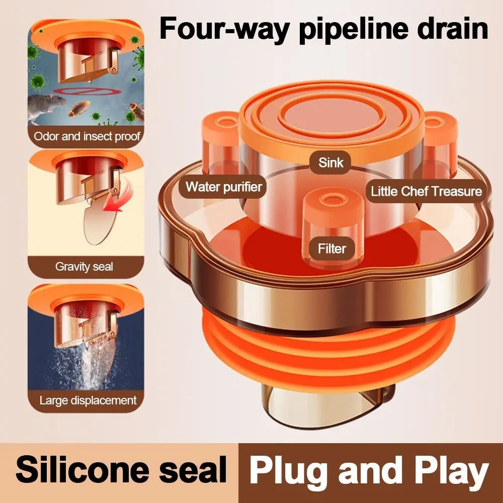 Многопортовый адаптер для сливной трубы для раковины, защита от запаха, 4 в 1, слив для стиральной машины, многофункциональный разъем для водопроводной трубы для посудомоечной машины
Многопортовый адаптер для сливной трубы для раковины, защита от запаха, 4 в 1, слив для стиральной машины, многофункциональный разъем для водопроводной трубы для посудомоечной машины