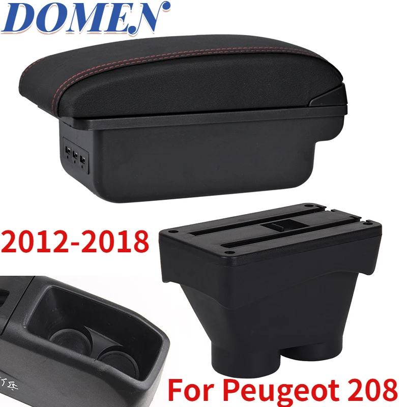 For Peugeot 208 Armrest Box Interior Parts Car Central Content With Retractable Cup Hole Large Space Dual Layer USB 2012-2018
For Peugeot 208 Armrest Box Interior Parts Car Central Content With Retractable Cup Hole Large Space Dual Layer USB 2012-2018